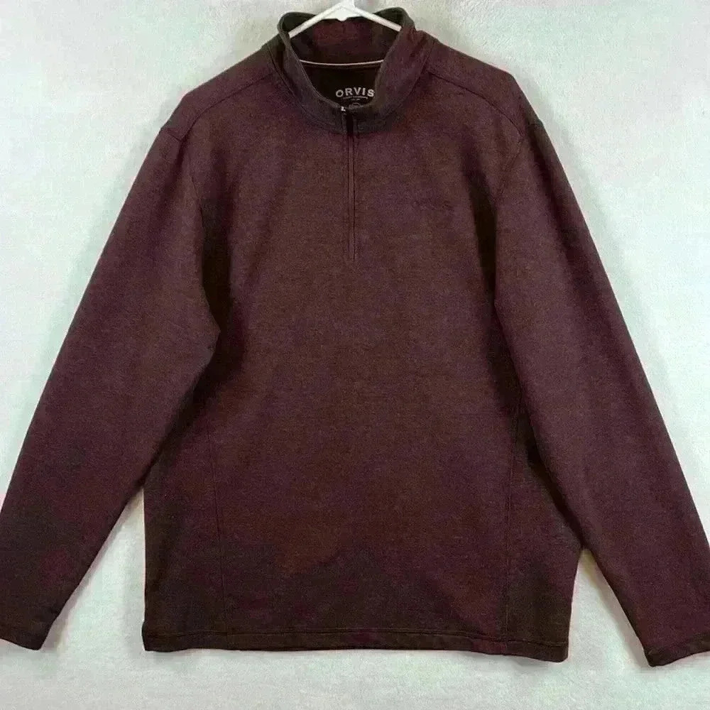 Orvis Men's Sweater Shirt Size XL Very Soft Rayon Blend